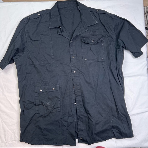 Vintage COOGI Classics AUSTRALIA Top Dress Shirt Loose Size 4XLA040222